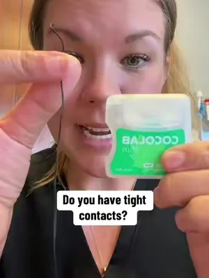 If you have tight contacts @MEETCOCOLAB has a great floss for you! #DFYD #DealsForYouDays #TikTokShopDealsforYouDays #tiktokmademebuyit #summerwins 