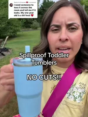 Replying to @Shannon♥️ we have feral kids too!! And my neice I babysit- she chucks hers 🤣  ours are spill proof and we use them daily! #spillprooftumbler #kidstumbler #kidswaterbottle #leakprooftumbler #tiktokshopcreatorpicks @GetYaYa 