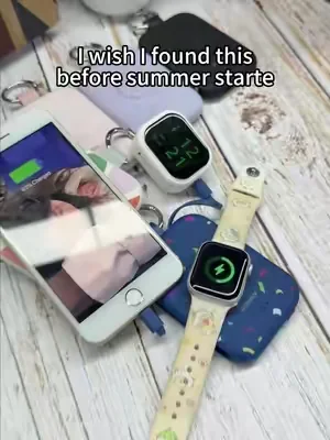 Travel days are way easier with this clipped on my bag.On sale today!#dealsforyoudays #summerwins #worldcup #portablecharger #powerbank 