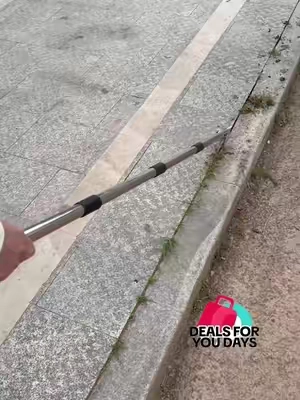 Do you still use butter knife and screwdriver for this type grass in crevice? #crevicetool#magictools#drivewaycracksgrass#DealsforYouDays#summerwins