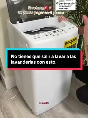Respuesta a @AMAVILYS Portable Washing Machine, 7.7  #DealsForYouDays #tiktokshopcreatorpicks #lavadoraportátil #paraapartamento #paraespaciospequeños 