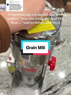Replying to @Minniemouseinthehouse 100% heard this from so many women in my community that mill. Even gluten free folks turned millers! Irregular turned regular.. it’s the FIBER!! #ad #freshmilledflour #grainmill #dealsforyoudays 