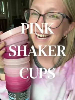These shaker cups are so pretty! #pink #shakercups #pinkgirly #summerwins #dealsforyoudays 