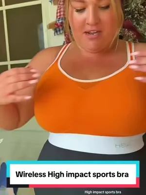 This high impact sports bra is large chest friendly and wireless but so suportive! #highimpactbra #wirelessbra #sportsbra #fullcoveragebra #summervibes @Hsia-Bras 