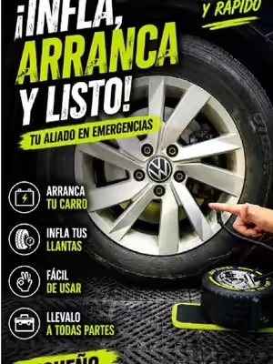 Salir a carretera en Navidad o Año Nuevo y quedarte tirado con toda la familia. 🎄🚗 El tráfico está pesado, hace frío, y encima no sabes si conectar bien los cables. Con nuestro arrancador con protección anti-inversión no importa si te equivocas de polo: cero chispas, cero peligro. Además inflas llantas, cargas teléfonos y tienes luz LED si algo pasa de noche. Llega seguro, que la cena te espera. 🏠✨ #DealsForYouDays #TikTokShopDealsforYouDays #SummerWins #jumpstarter#jumpcable