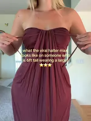 Literally my favorite dress, super stretchy and comfortable 💘 #fashion #fashiontiktok #outfit #outfitinspo #outfitideas 