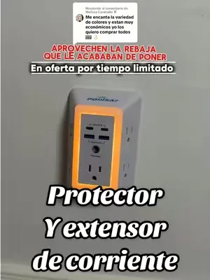 Respuesta a @Melissa Caraballo🧚🏻‍♀️  Protector - SummerVibes - 3 lados, 5 tomas de corriente con espacio para adaptador, 4 puertos USB (2 USB-C de carga rápida), luz nocturna #summervibes☀️ #oferta #tiktokshop #paratiiiiiiiiiiiiiiiiiiiiiiiiiiiiiii #tiktokshopcreatorpicks 