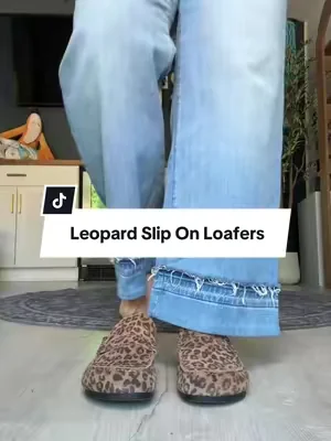 Your slip on shoes could never! These shoes have the look of a loafer and the ease of a clog or a mule! Plus they are available in leopard print and so many other colors!  #tiktokshopcreatorpicks #dealsforyoudays #sliponshoes #comfortableshoes #leathershoes 