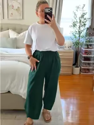 5’5 || 145ish lbs || wearing a small  #momfashion #pants #OOTD #TikTokShopFashion @SCUSTY 