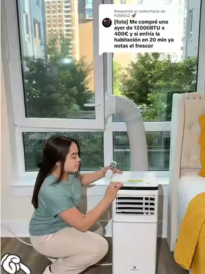 Respuesta a @PJMAX2 🚀 no pases calor en este verano 🥵🪭Mejor cómprate un aire acondicionado portátil que lo podes mover de un lugar a otro fácilmente 👆🏃🏻‍♀️💯oferta y envío gratis corre por el tuyo 10/10 👆#DealsForYouDays #conditioner #aire #portatil #summerwins 