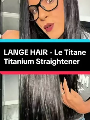 6/24 LANGE HAIR - Le Titane Titanium Straightener #TiktokShopCreatorPicks #shoplange #langepartner 