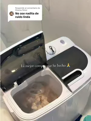 Respuesta a @Chama Pérez lavadora y secador portátil ideal para lavar desde la comodidad de tu casa ! #washermachine #washer #lavadora #dealsforyoudays 