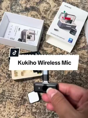 If you’re filming TikToks, UGC, product reviews, vlogs, interviews, or voiceovers, a good microphone makes a huge difference. This KUKIHO wireless mic set comes with dual mics, a charging case, and simple plug-and-play setup. No complicated equipment, no bulky setup, just better sounding content. 🎤 Clear audio 📱 Easy setup ✨ Great for creators 🚚 Ships free @Cyber Mac #dealsforyoudays #dyfd #summervibes 