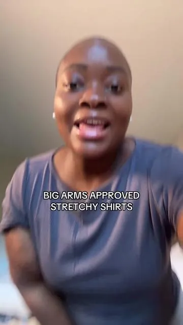 No more dealing with arm insecurities this summer! #plussizetops #bigarms #tshirts #shirts #womenshirts 