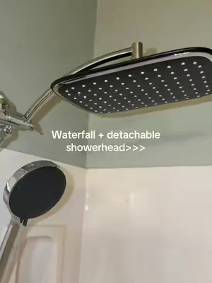 I’ve never had a waterfall showerhead one but I LOVE it so much😭