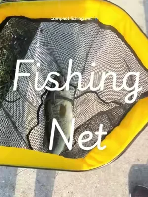 The perfect fishing net that is compact but extends and floats! #fishing #fishingnet #bassfishing #bass #fisherman 