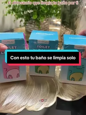 CloudMades Cute Dinosaur-Shape Este dinosaurio no es un adorno. 🦖✨ Ayuda a mantener tu inodoro limpio y con un aroma fresco en cada descarga. Fácil de instalar, dura meses y te ayuda a ahorrar tiempo limpiando el baño. #DealsForYouDays #tiktokshopcreatorpicks #BathroomHack #TikTokMadeMeBuyIt #HomeEssentials 