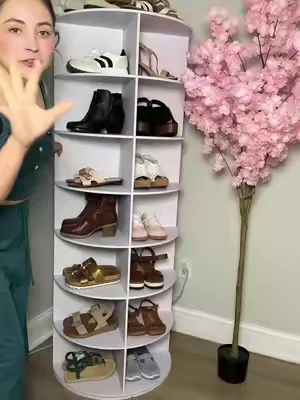 ✅organizador para zapatos o carteras 😍#paratiiiiiiiiiiiiiiiiiiiiiiiiiiiiii #organizadores #giratorio 