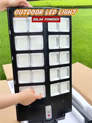 Unprecedented discount, each account can only get one order, and the deadline is tomorrow! ⚡️4200w Solar Street light 💡 With motion sensors and remote control\#solarlights #outdoorlighting #SummerWins #DealsforYouDays #Hoodink 