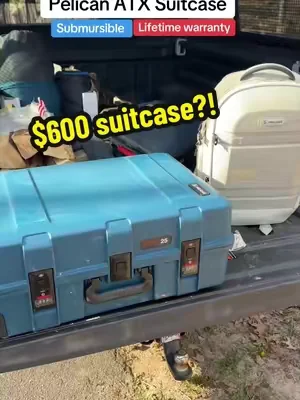 The pelican ATX 25 for real rolling suitcase is also a perfect gearbox! I can put this on the roof of my truck because it’s completely submersible. This is the ultimate adventure travel luggage and it’s made USA with a lifetime warranty #pelicancase #pelicanluggage #dealsforyoudays #adventuretravel #overlanding @Beam Outdoors 