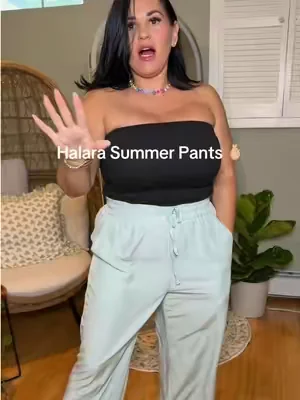 Halara summer pants 🙌🏻 #dealsforyoudays #summerwins #halarafabric #halarapants #activeinhalara @Halara_official 