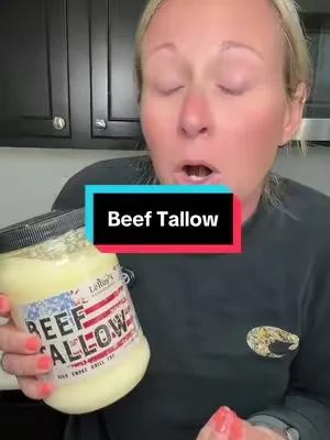 Beef tallow is one item I make sure I always have on hand #beeftallow #cookingoil #cookingtips #CookingHacks #healthycooking 