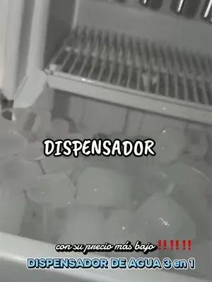 un dispensador que te va a resolver 3 problemas, calentar agua para tu té, hielo para tus tragos y tus bebidas refrescantes, y agua fría todo el tiempo sin tener esas botellas de agua regadas por toda la casa 🫣#dispensadoresautomaticos #dispenser3en1 #TikTokShopDealsforYouDays #DealsForYouDays #summerwins 