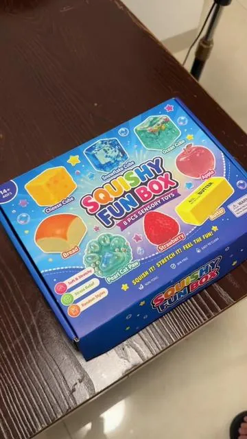 8 viral squishies in one box and somehow the price is still this low #squishy  #squishytoy #StressRelief #tiktokshopfinds  #viraltoys 