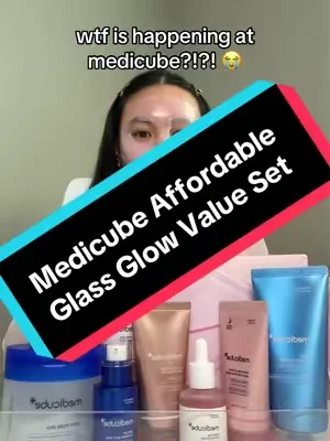 congratz to those who waited bc FREE GIFT while supplies last 🤍 medicube affordable glass glow value set dull uneven skin tiktok shop #tiktokshopcreatorpicks #tiktokshopsummerturnup #DealsForYouDay #tiktokshopdealsforyou #medicube medicube best 8 piece beginner korean skincare gentle glow routine hydrating brightening glass skin buy with coupon maehni @medicube US Store @medicube global 