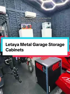 Don’t go to that big orange home store… those are way to expensive  #summeressentials #DealsForYouDays #letaya #storagecabinets #garagestorage 