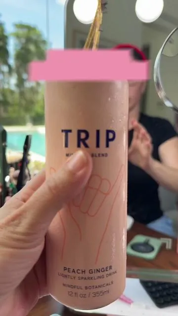 Looking for a different way to slow down and unwind? 🌿✨ I’ve been loving this Peach Ginger Mindful Blend with Lion’s Mane, Magnesium, and L-Theanine. Refreshing, lightly sparkling, and perfect for those moments when I want to relax and reset. 🍑 Peach Ginger is my favorite flavor. @TRIP  #DealsForYouDays #SummerWins #StressRelief  #MindfulLiving  #unwindwithme