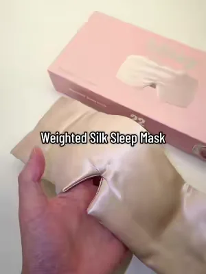 Grab this bestselling weighted silk sleep mask by Blissy right now! #DealsForYouDays  #summervibes #TikTokShopCreatorPicks  #TikTokShopStockUp 