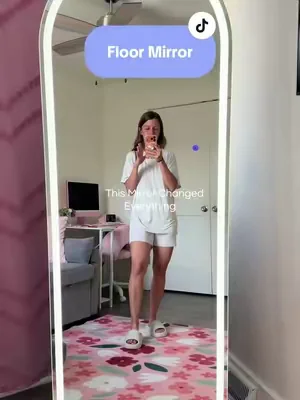 ✨ Your room just got an upgrade! This full-length LED mirror features 3 lighting modes and adjustable brightness, making every outfit check feel a little more luxurious. 💡🪞 #DealsForYouDays #HomeFinds #BedroomUpgrade #TikTokMadeMeBuyIt #summerwins 