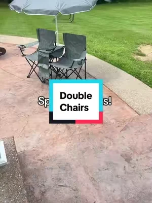 Grab it while the price is this good! #chairs #doublechairwithumbrella #dealsforyoudays #summerwins #tiktokshopcreatorpicks