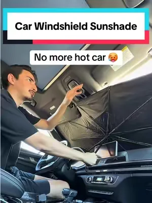 10/10 needed this years ago 😭 #carsunshade #windshieldsunshade #sunshade #caraccessories #summeressentials