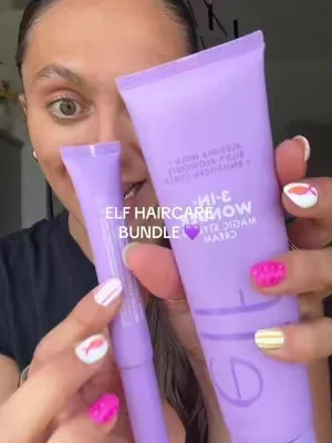This is a dream bundle and price! 😳👏🏼💜 #hairstyling #elfhaircare #tiktokshopcreatorpicks #slickbacks #flyaways @elfhaircare 