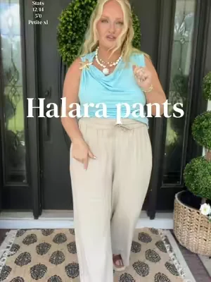 Doesn’t cling to my stomach! #pants #summerpants #petite #halara #dealsforyoudays @Halara  