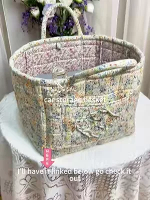 This car storage basket is seriously the cutest thing ever! 🥹 Toss it on the passenger seat and you’ll never be scrambling for stuff again when you're out with the kids. Wipes, snacks, toys, little blankets – everything stays perfectly sorted and right at your fingertips. It’s super handy and takes up almost no room at all. Honestly, a total must-have for any family on the go! Snag yours before they sell out! 🚗✨ #carstorage #carorganizer #momlife #momtobe #momhack #basket #toddlermom #SummerWins #DealsForYouDays