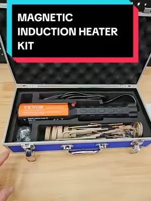 VEVOR MAGNETIC INDUCTION HEATER KIT WITH 10 HEATING COILS, 1000W, 110V, NO FLAME, RUSTY NUT REMOVER. #inductionheater #inductionheaterkit #tiktokshopcreatorpicks #summervibes #dealsforyoudays @VEVOR Store @CreatorCollab_Mabel @Haidee_Collab 