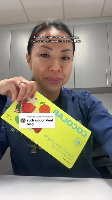 Replying to @Kuma 500 woven fibers that expands to remove plaque and debris, infused with coconut oil instead of PFAs, Non-PTFE based, woman and dentist founded, and the #1 recommended floss by dental professionals. #cocofloss #cocolab #dentistrecommended #oralhygiene 