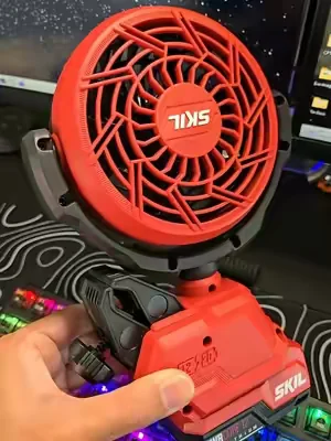 Stay cool in your garage, workshop, or job site with the compact SKIL Brushless MultiVolt clamp fan. Click the link to check out its powerful 200 CFM airflow, easy USB C charging, and versatile pivoting design. #portablefan  #clampfan #trucklife  #garage #toolreview 