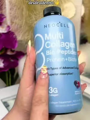 #collagen #biotin #neocell #dealsforyoudays NeoCell Líquido Multicolágeno Biopéptidos - 473 ml - Proteína más biotina - 10 tipos de colágeno avanzado - Absorción superior - Sabor a ponche de frutas