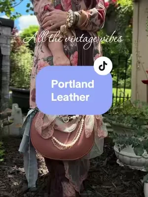 #bagoftheday #pursecharms #cottagecore #portlandleather #norabag 