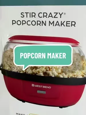 6-quart popcorn maker 🍿 @QVC, Inc #popcornmaker #dealsforyoudays 
