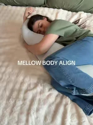 Finally a pillow made specifically for side sleepers…🙏🏼✨☁️ @Mellow Sleep  . . #tiktokshopcreatorpicks #mellowsleep 