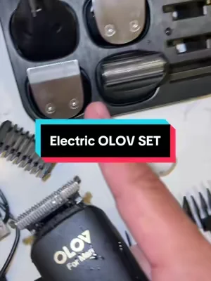 Men’s OLOV ELECTRIC TRIMMER SET ON SALE TODAY!! #tiktokshop #fullbodytrimmer #olovtrimmer #olovelectricrazor #olovhairtrimmer 