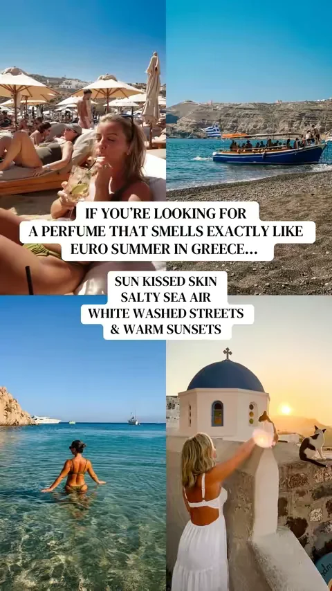 Leave your euro summer pics in the comments below to give me a serotonin boost 👇🏼 This immediately smelled EXACTLY like Mykonos & Santorini 💙 @KORRES #greece #eurosummer #europesummer #summerfragrance #tiktokshopcreatorpicks 