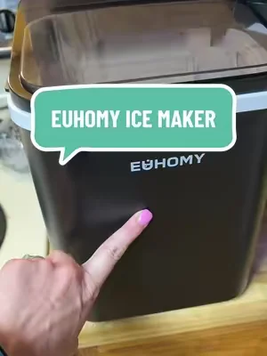 This nugget ice maker is such a great deal but it won’t last long 💦🧊 @EUHOMY #icemaker #dealsforyoudays #euhomyicemaker 