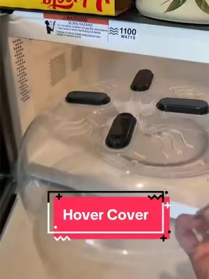 No more microwave messes! 🍽️✨ The Hover Cover sticks to the top of your microwave with built-in magnets, so it’s always within reach when you need it. Keep splatters contained, your microwave cleaner, and reheat food with less hassle. Such a simple kitchen hack that makes a big difference! #HoverCover #KitchenHack #MicrowaveCover #KitchenGadgets #HomeEssentials 