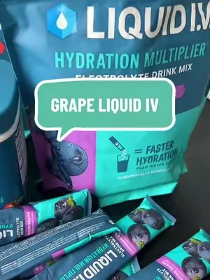 Grape is my favorite flavor ☀️💦 @Liquid I.V. #dealsforyoudays #electrolytes #hydration 